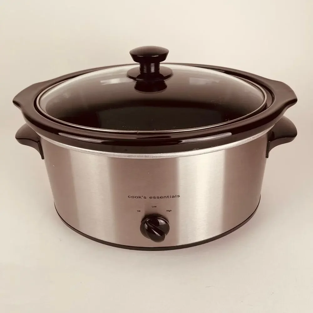 Cook's Essentials 5 qt. Slow Cooker Stainless Steel